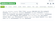 Tablet Screenshot of digitalkamera-zubehoer.de
